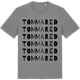 Mid Heather Gray t-shirt med Tommared ordlek t-shirt