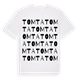 White t-shirt med Tomta ordlek t-shirt