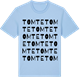 Blue Soul t-shirt med Tomte ordlek t-shirt