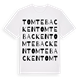 White t-shirt med Tomtebacken ordlek t-shirt
