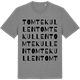 Mid Heather Gray t-shirt med Tomtekullen ordlek t-shirt