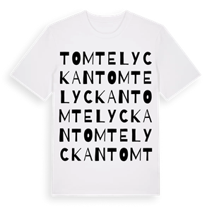 Tomtelyckan ordlek t-shirt – ekologisk bomull t-shirt från Pinshirt