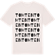 Vintage White t-shirt med Tomten ordlek t-shirt