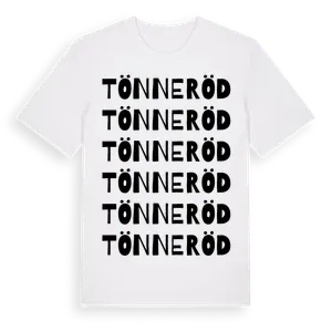 Tönneröd ordlek t-shirt – ekologisk bomull t-shirt från Pinshirt