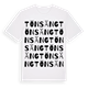 White t-shirt med Tönsäng ordlek t-shirt