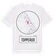 White t-shirt med Topperud t-shirt