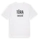 White t-shirt med Töra i Sverige t-shirt