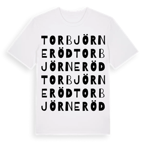 Torbjörneröd ordlek t-shirt – ekologisk bomull t-shirt från Pinshirt