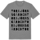 Mid Heather Gray t-shirt med Torbjörnsgården ordlek t-shirt