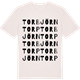 Vintage White t-shirt med Torbjörntorp ordlek t-shirt