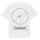 White t-shirt med Torbjörntorp t-shirt