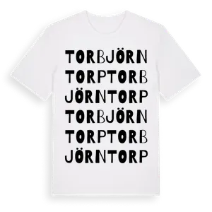 Torbjörntorp ordlek t-shirt – ekologisk bomull t-shirt från Pinshirt