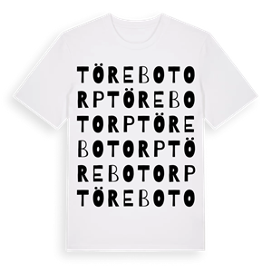 Törebotorp ordlek t-shirt – ekologisk bomull t-shirt från Pinshirt