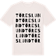 Vintage White t-shirt med Töreslund ordlek t-shirt