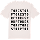 Vintage White t-shirt med Torestorp ordlek t-shirt