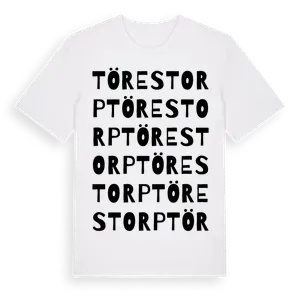 Törestorp ordlek t-shirt – ekologisk bomull t-shirt från Pinshirt