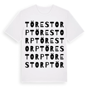 Törestorp ordlek t-shirt – ekologisk bomull t-shirt från Pinshirt