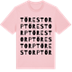 Pink Cotton t-shirt med Törestorp ordlek t-shirt