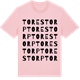 Pink Cotton t-shirt med Torestorp ordlek t-shirt
