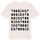 Vintage White t-shirt med Torgens ordlek t-shirt