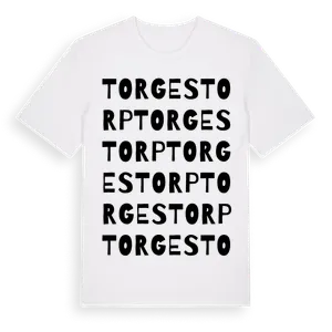 Torgestorp ordlek t-shirt – ekologisk bomull t-shirt från Pinshirt