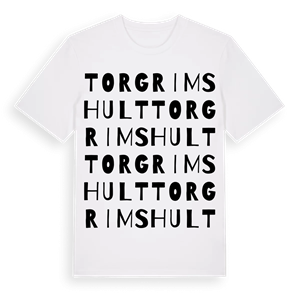 Torgrimshult ordlek t-shirt – ekologisk bomull t-shirt från Pinshirt