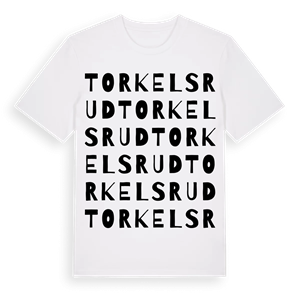 Torkelsrud ordlek t-shirt – ekologisk bomull t-shirt från Pinshirt