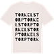 Vintage White t-shirt med Torkelstorp ordlek t-shirt