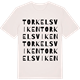 Vintage White t-shirt med Torkelsviken ordlek t-shirt