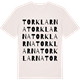Vintage White t-shirt med Torklarna ordlek t-shirt