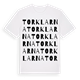 Torklarna ordlek t-shirt