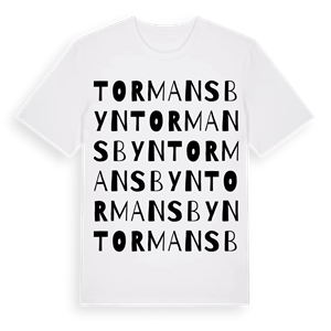Tormansbyn ordlek t-shirt – ekologisk bomull t-shirt från PinShirt