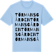Blue Soul t-shirt med Törmansgården ordlek t-shirt