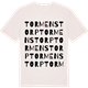 Vintage White t-shirt med Tormenstorp ordlek t-shirt