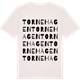Vintage White t-shirt med Tornehagen ordlek t-shirt