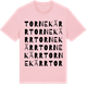 Pink Cotton t-shirt med Tornekärr ordlek t-shirt