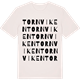 Vintage White t-shirt med Tornviken ordlek t-shirt