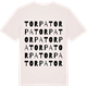 Vintage White t-shirt med Torpa ordlek t-shirt