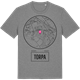 Mid Heather Gray t-shirt med Torpa t-shirt