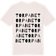 Vintage White t-shirt med Torpane ordlek t-shirt