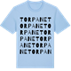 Blue Soul t-shirt med Torpane ordlek t-shirt