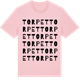 Pink Cotton t-shirt med Torpet ordlek t-shirt