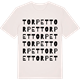 Vintage White t-shirt med Torpet ordlek t-shirt