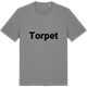 Mid Heather Gray t-shirt med Torpet fetstil t-shirt