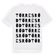 Törresröd ordlek t-shirt
