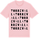 Pink Cotton t-shirt med Torrevalla ordlek t-shirt