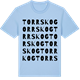 Blue Soul t-shirt med Torrskog ordlek t-shirt