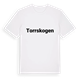White t-shirt med Torrskogen fetstil t-shirt