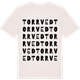 Vintage White t-shirt med Torrved ordlek t-shirt