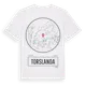 White t-shirt med Torslanda t-shirt